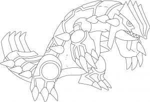 Coloriage Pokemon Groudon En Couleur 383 Groudon Pokemon Kleurplaat Kleurplaat Pinterest