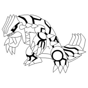 Coloriage Pokemon Groudon En Couleur Groudon Coloring Pages 750750 Pokemon Kleurplaten