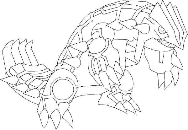 Coloriage Pokemon Groudon Gratuit Coloriage En Ligne Pokemon Legendaire Brawler