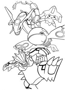 Coloriage Pokemon Groudon Kyogre Rayquaza Pokemon Rayquaza Drawing at Getdrawings