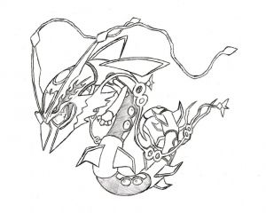 Coloriage Pokemon Mega Groudon Mega Rayquaza V 2 by Xxd17 On Deviantart