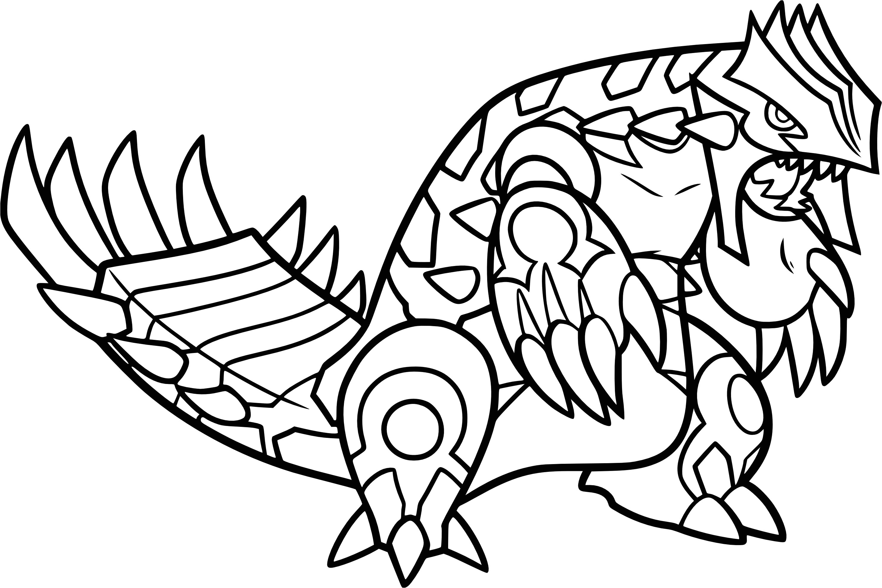 Coloriage Pokemon Primo Groudon A Imprimer Groudon Pokemon Coloring Pages Nazly