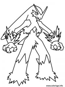 Coloriage Pokemon Xy Mega Evolution Coloriage Pokemon Méga évolution Blaziken Dessin   Imprimer