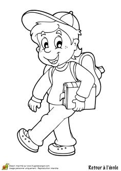 Coloriage Pour Garçon 20 Best Coloriages Retour   L école Images On Pinterest