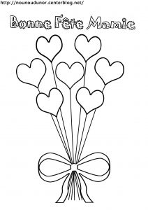 Coloriage Pour Grand Fªte Des Grands M¨res Mamies Mes Coloriages Et Gommettes Pour