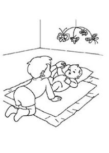 Coloriage Pour tout Petit 54 Best Coloriages Naissance Et Bébés Images On Pinterest