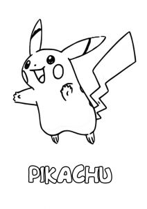 Coloriage Pour tout Petit Gratuit En Ligne Dessins Gratuits   Colorier Coloriage Pokemon Pikachu   Imprimer