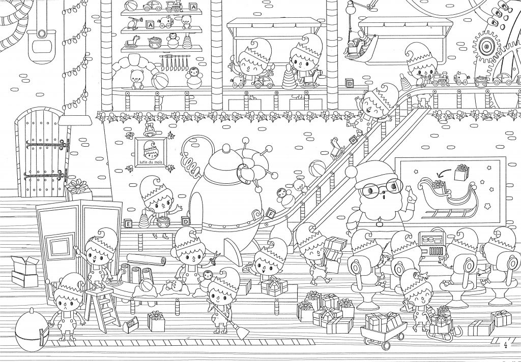 Coloriage Page De Garde Lutin Bazar