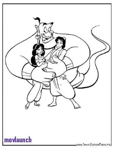 Coloriage Princesse Aladdin Coloriage Disney Aladin élégant Inspiration Coloriage Aladdin Disney