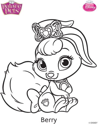 Coloriage Princesse Palace Pets Princess Palace Pets Berry Coloring Page by Skgaleanaviantart