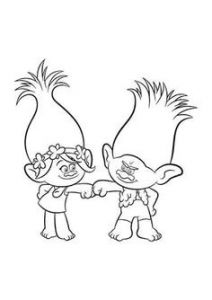 Coloriage Princesse Poppy Trolls Coloriage Les Trolls Princesse Poppy Coloring Page