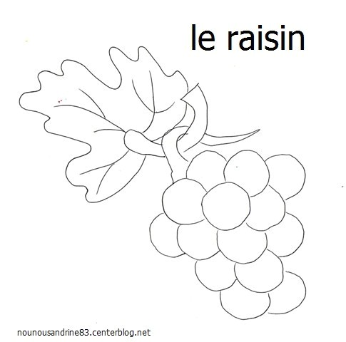 Coloriage Raisin à Imprimer 97 Dessins De Coloriage Légumes Maternelle   Imprimer