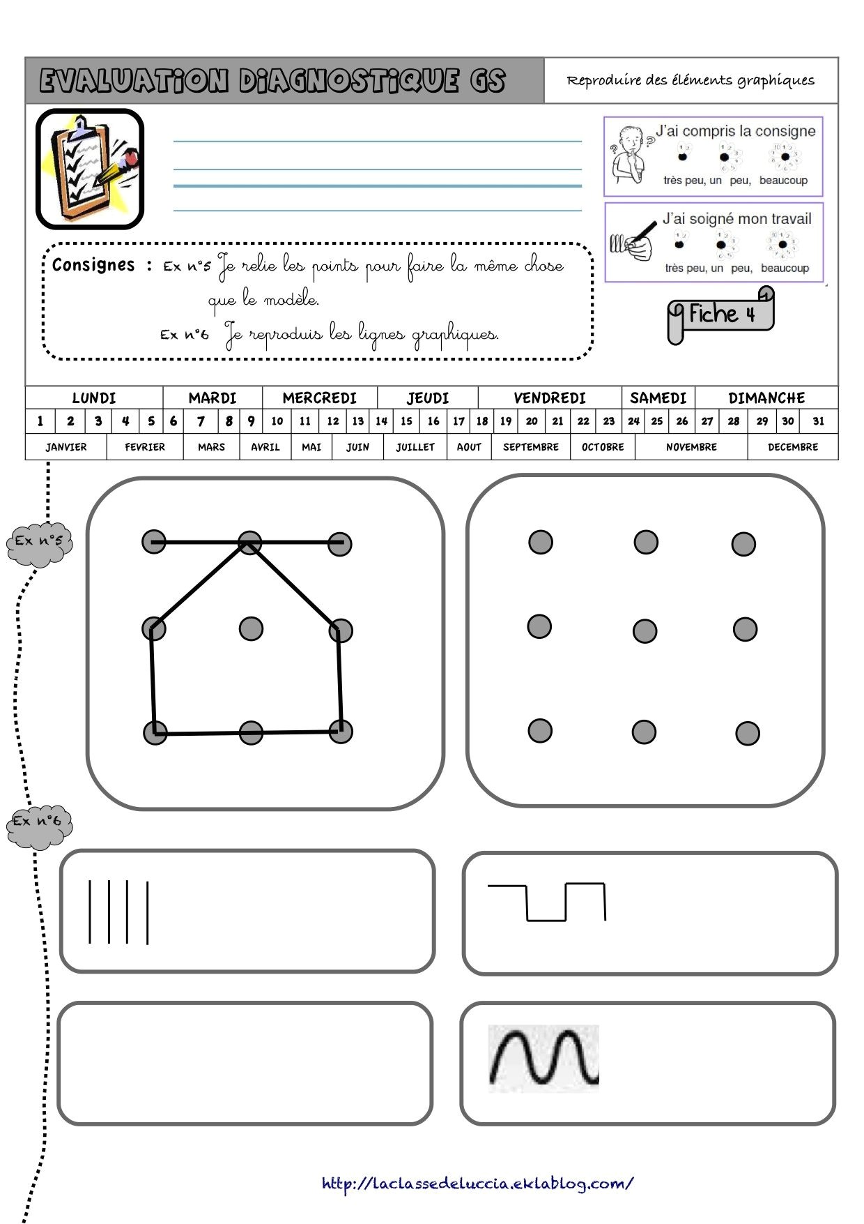 Coloriage Rentrée Maternelle Moyenne Section Evaluation Diagnostique Gs