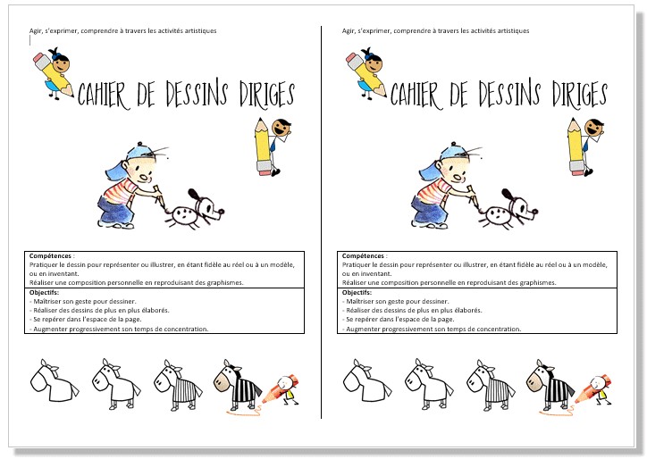 Coloriage Rentrée Maternelle Ms Gs Le Cahier De Dessin Dirigé Dessin Dirigé Pinterest