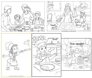 Coloriage Rentrée Maternelle Ms La Chandeleur Activités Et Coloriages Autour Des Crªpes