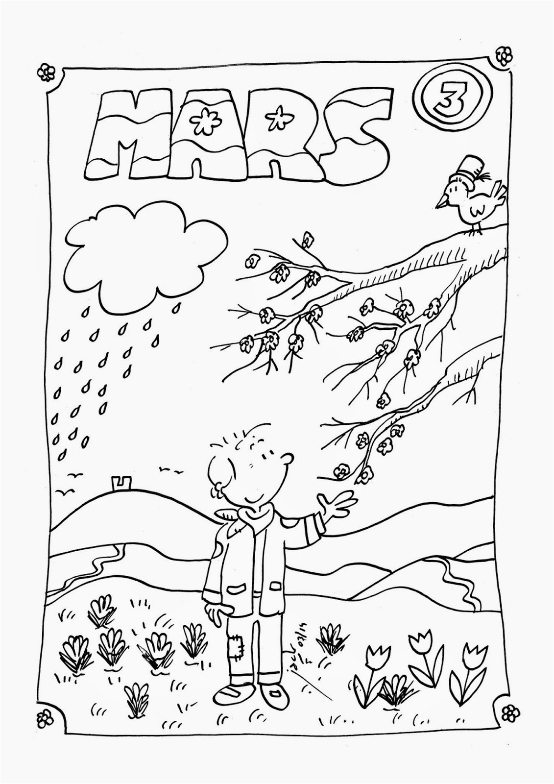 Coloriage Rentrée Maternelle Ps Danger école Affichages Utiles En Vrac