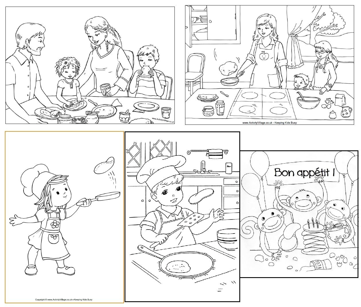 Coloriage Rentrée Maternelle Ps La Chandeleur Activités Et Coloriages Autour Des Crªpes