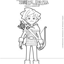 Coloriage Robin Des Bois Et Belle Marianne Coloriages La Belle Marianne Fr Hellokids