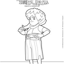 Coloriage Robin Des Bois Et Belle Marianne Coloriages La Belle Marianne Fr Hellokids