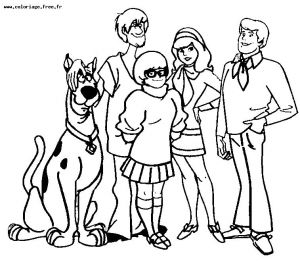 Coloriage Scoubidou A Colorier Personnages Cars Disney Az Coloriage