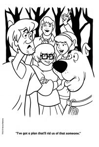 Coloriage Scoubidou A Colorier Scooby Doo 30 Coloring Pinterest
