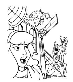 Coloriage Scoubidou Daphné 25 Best Scooby Doo Images On Pinterest
