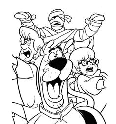 Coloriage Scoubidou Daphné Les 110 Meilleures Images Du Tableau Scooby Sur Pinterest