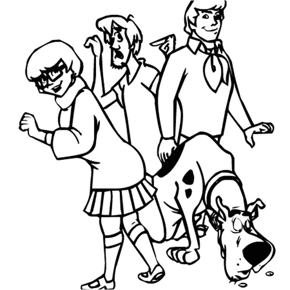 Coloriage Scoubidou En Ligne Coloriage Scoubidou En Ligne Gratuit   Imprimer