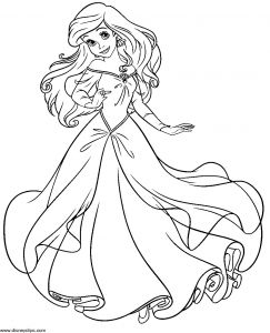 Coloriage Sirène Ariel A Imprimer 28 Collection Of Disney Mermaid Coloring Pages