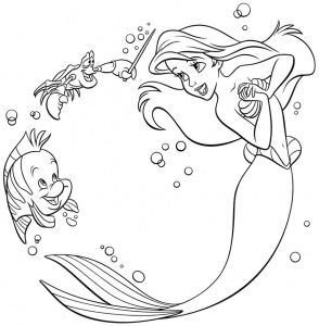 Coloriage Sirène Ariel A Imprimer Ariel Coloring Pages Best Coloring Pages for Kids