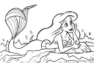 Coloriage Sirène Ariel A Imprimer Ariel the Little Mermaid Coloring Pages A K Bfo