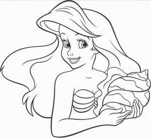 Coloriage Sirène Ariel A Imprimer Lifetime Mermaid for Coloring Luxury Little Page Ariel the Pages