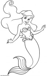 Coloriage Sirène Ariel A Imprimer the Little Mermaid Printable Coloring Pages 3