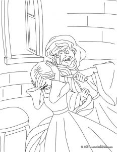 Coloriage sorcière Hansel Et Gretel Hansel and Gretel Tale Coloring Pages Hellokids