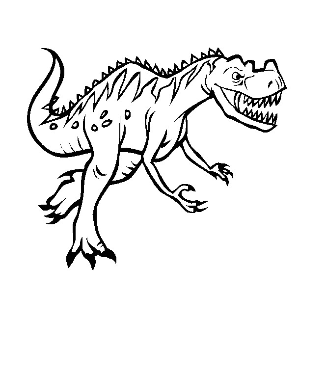 Coloriage Squelette Tyrannosaure Coloriage Dinosaure Les Beaux Dessins De Animaux   Imprimer Et
