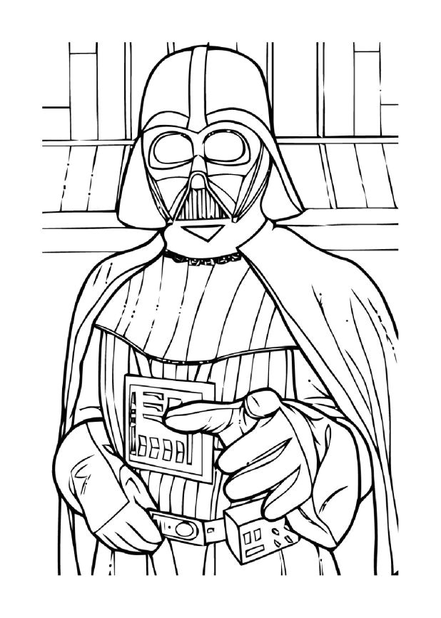 Coloriage Star Wars Dark Vador Coloriage Star Wars Gratuit – Coloriage
