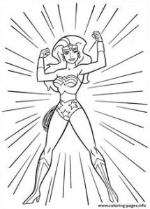 Coloriage Super Heros Wonder Woman Wonder Woman Coloring Page Coloring Pages Pinterest