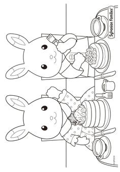 Coloriage Sylvanian à Imprimer 59 Best Coloring Pages Images On Pinterest