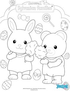 Coloriage Sylvanian à Imprimer Billedresultat for Sylvanian Families Coloring Pages