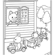Coloriage Sylvanian Noel Sylvanian Families Coloring Pages Google Search