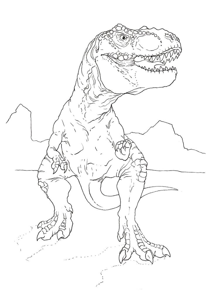Coloriage T Rex Lego Jurassic World Drawing at Getdrawings
