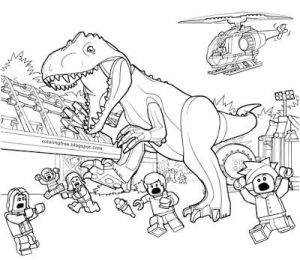Coloriage T Rex Lego Printable Lego Jurassic World Coloring Sheets