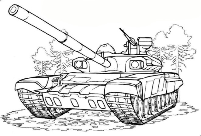 Coloriage Tank Allemand Tank 7 Transport – Coloriages   Imprimer