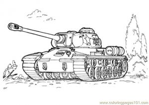 Coloriage Tank De Guerre Coloriage  Dessiner Tank De Guerre