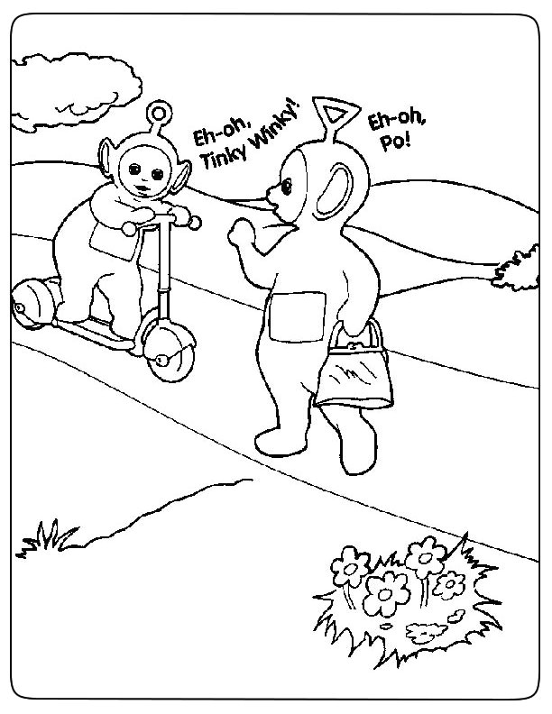 Coloriage Teletubbies à Imprimer Gratuit Coloriages De Télétubbies   Imprimer Coloriage   Imprimer