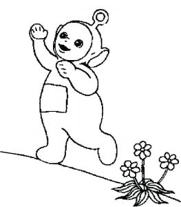 Coloriage Teletubbies Lala Coloriage Teletubbies Po – Developersdays