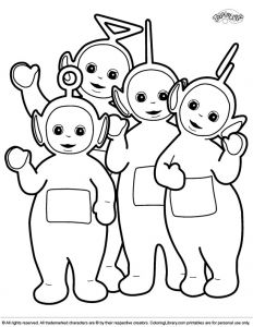 Coloriage Teletubbies Po Teletubbies Coloring Page Teletubbies Work Pinterest