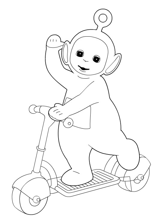 Coloriage Teletubbies Po Teletubbies Po Coloring Pages Bltidm