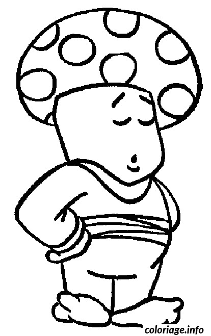 Coloriage toad A Imprimer Coloriage toad Le Champignon Dessin