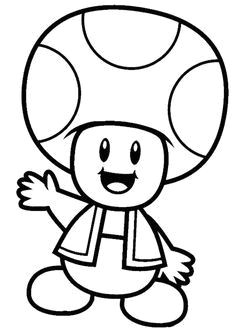 Coloriage toad A Imprimer Mario Ausmalbilder 03 Carters Mario Room Pinterest